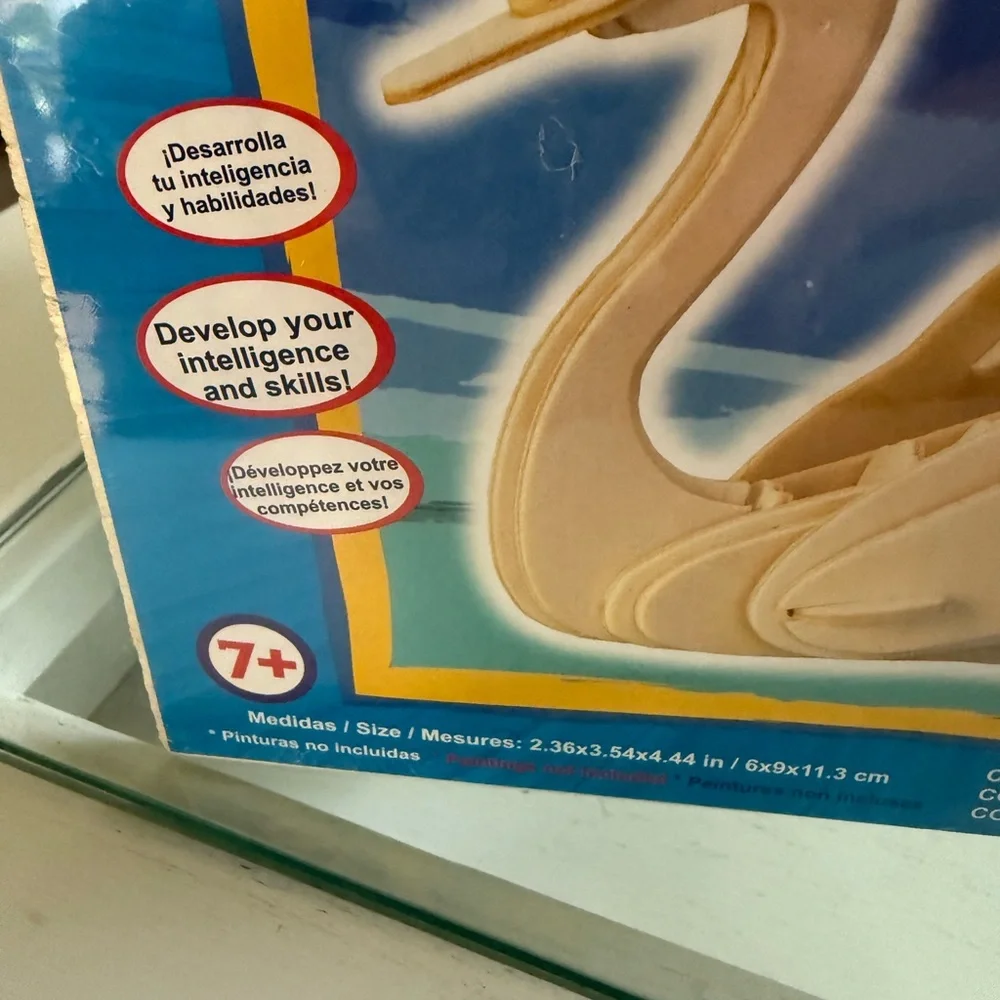 3D Wooden Puzzle Dazzling Swan (New)
